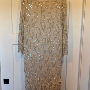 Elegant beaded Vintage Embellished Dress